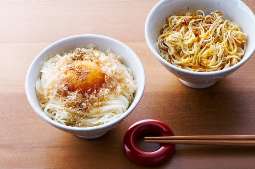 かつお塩こしょう極玉釜揚げ素麺